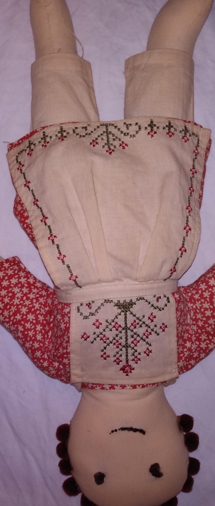 Vintage hand made doll  like new